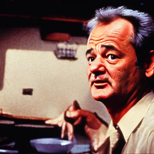 Image similar to bill murray in john carpenters the thing