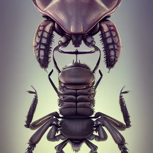 Image similar to The bugs master, 4k, post-processing, very very detailed, artstation, cute