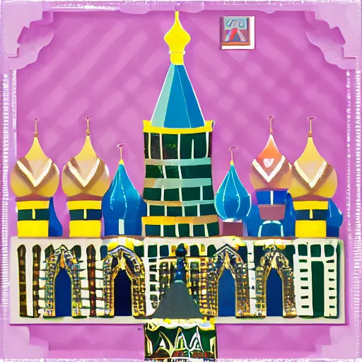 Image similar to kremlin made of sugar