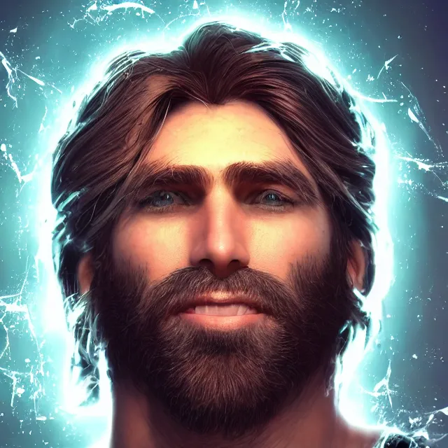 Prompt: realistic, dark hairy handsome man, love, joy, complex cybernetic beings, glowing hair, vortexes, large array, ornate hair, 3 d model, fish eye, round form, cinematic light shadows, wet hdr refractions, insanely detailed rendering, artstation, 8 k, * * * * *