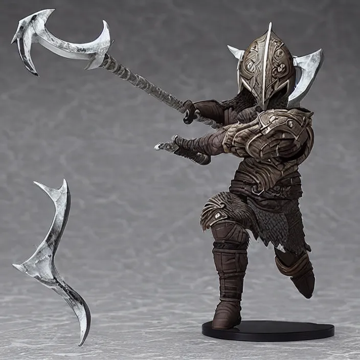 Image similar to The Dovahkiin from Skyrim, An anime Nendoroid of The Dovahkiin from Skyrim, figurine, detailed product photo