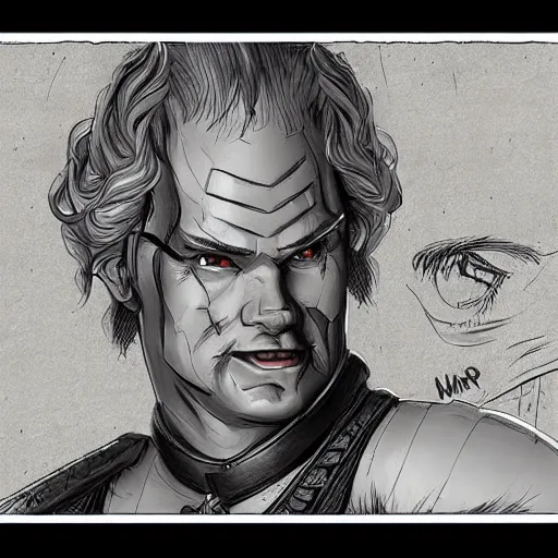 Prompt: vigo the carpathian, style of wlop on artstation