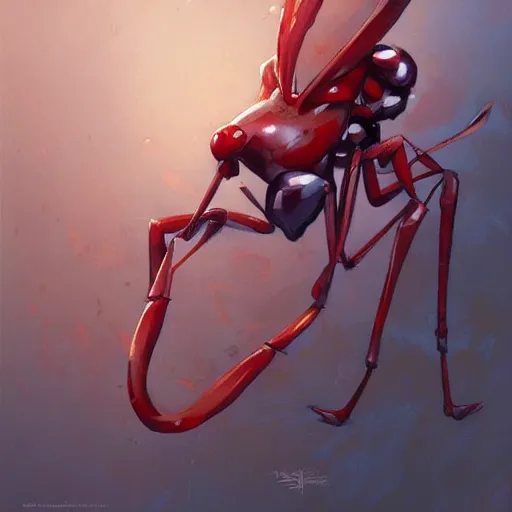 Prompt: ant, behance hd artstation by jesper ejsing, ossdraws