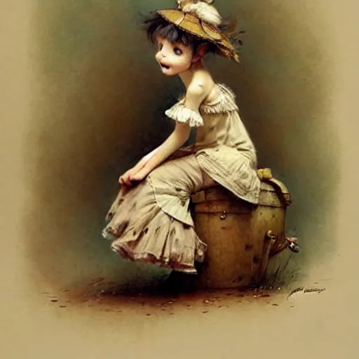 Prompt: ( ( ( ( ( dollynho dolly guarana. muted colors. ) ) ) ) ) by jean - baptiste monge!!!!!!!!!!!!!!!!!!!!!!!!!!!