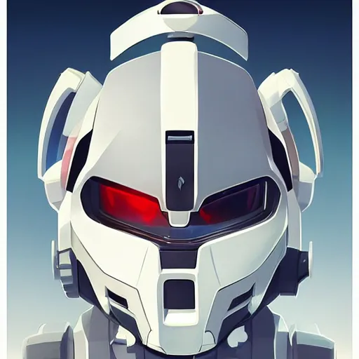 Image similar to face icon stylized minimalist robotech, loftis, cory behance hd by jesper ejsing, by rhads, makoto shinkai and lois van baarle, ilya kuvshinov, rossdraws global illumination