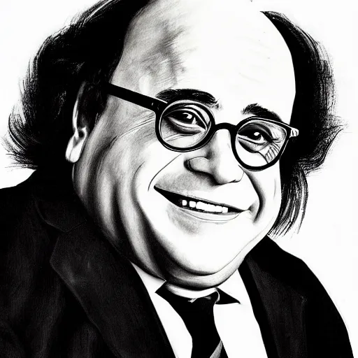 Image similar to Danny Devito painting by Stormy-McPikerton