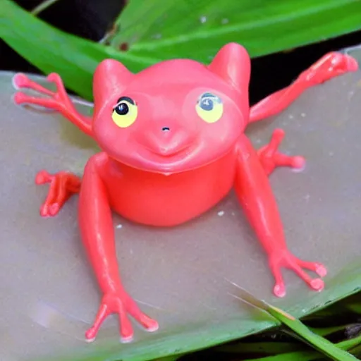 Prompt: kawaii hot frog