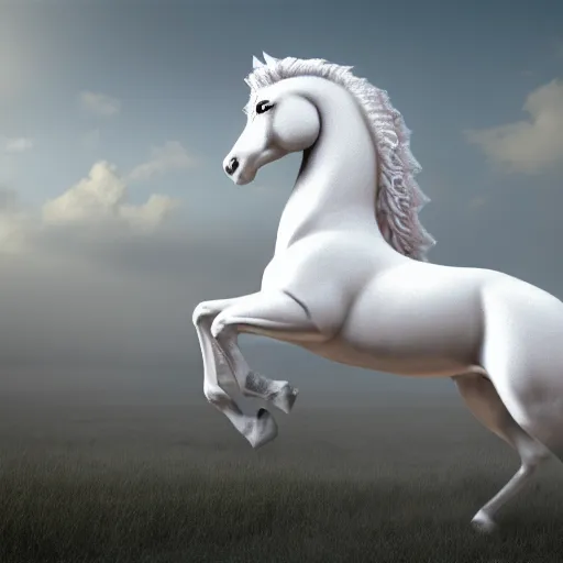 Prompt: the mythical Pegasus, photorealistic, 4k