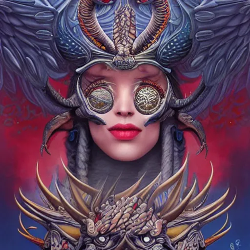 Image similar to mythical dragon, digital art, by Tristan Eaton Stanley Artgerm and Tom Bagshaw