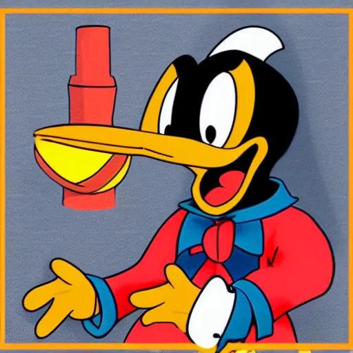 Image similar to scary dark donald duck creepypasta