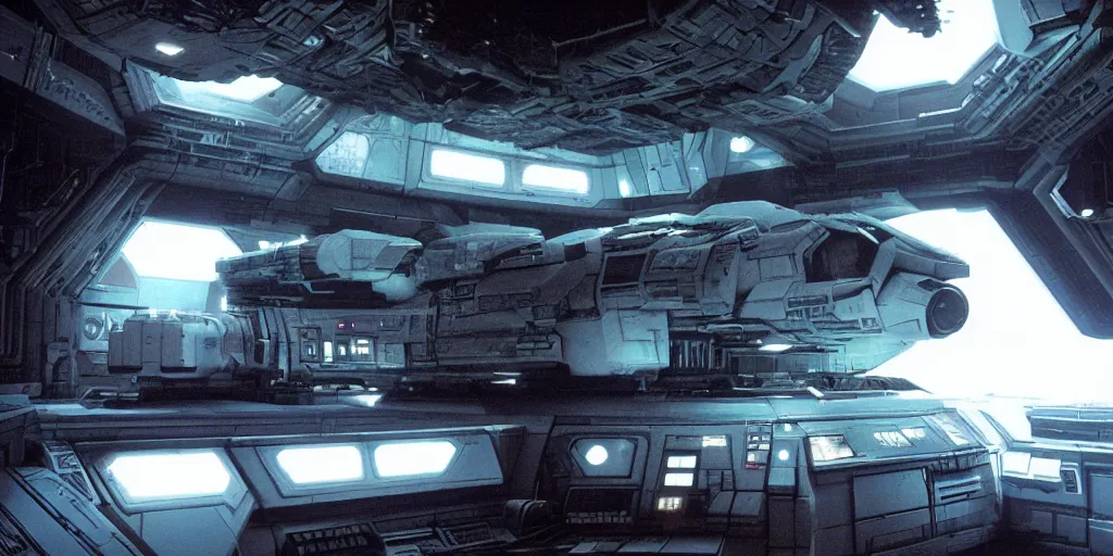 Image similar to landed Nostromo spaceship