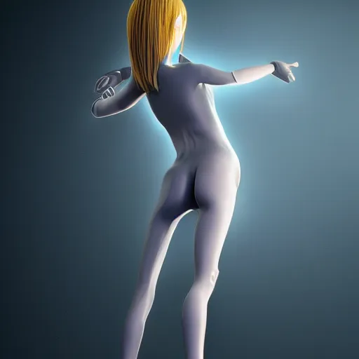 Prompt: furure girl changing cyber body parts hyperreal ultra render misty fog vapor