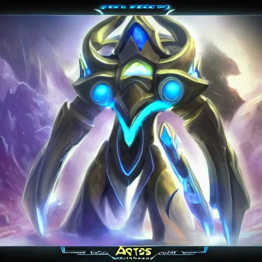 Prompt: protoss artstation