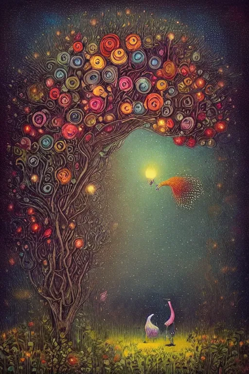 Image similar to surreal hybrid animals, nostalgia for a fairytale, magic realism, flowerpunk, mysterious, vivid colors, by andy kehoe, amanda clarke