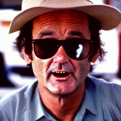 Image similar to bill murray in fear and loathing