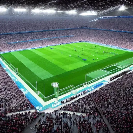 Image similar to Napoli new stadium,