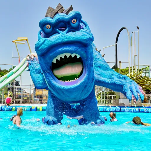 Image similar to Monster in Aqua Park pools