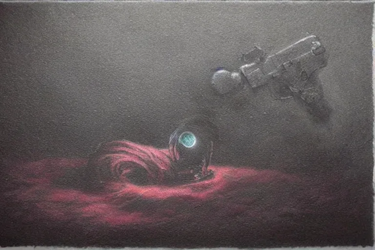 Image similar to indestructible loris, art by eva widermann and david a. cherry, trending on artstation, dark atmospheric lighting low angle view unreal engine 5, crayon art, infrared, fantasy artist, pixar