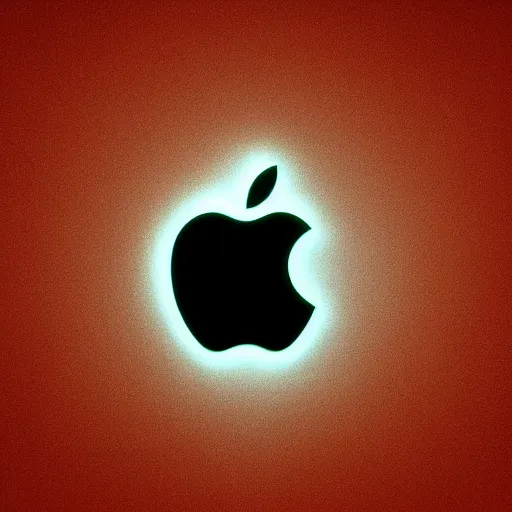 Image similar to Apple logo from 2030, futuristic, artstation, realistic,