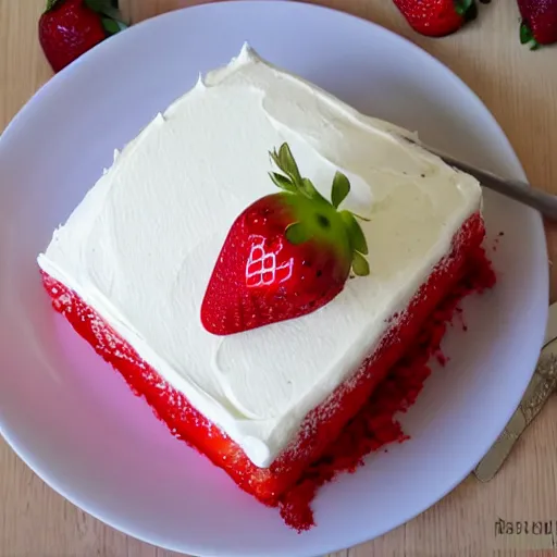 Image similar to strawberry cake