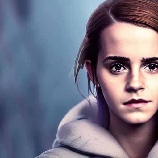 Image similar to portrait of emma watson, 8 k uhd, unreal engine, octane render in the artstyle of finnian macmanus, john park and greg rutkowski