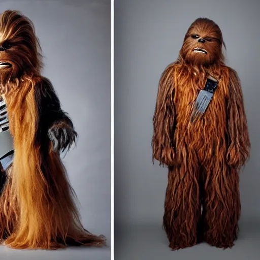 Prompt: if chewbacca had no fur