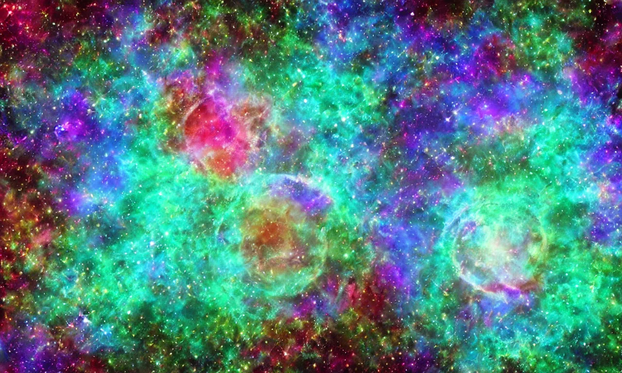 Image similar to fractal mandala nebula digital color stylized an ancient white bone and emerald gemstone relic, intricate engraving concept