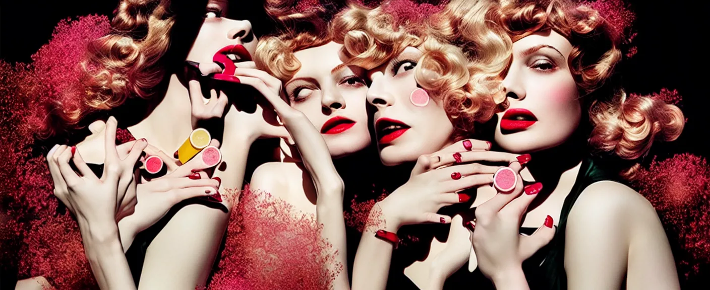 Image similar to fragrance advertising campaign by alex prager detailed, intricate, high contrast