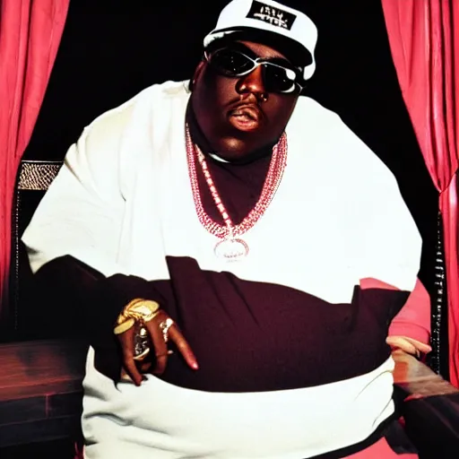 Image similar to Biggie Smalls as President of the United States