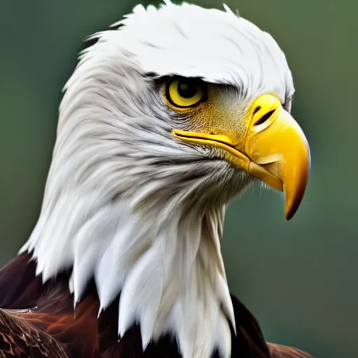 Image similar to portrait photo of an eagle