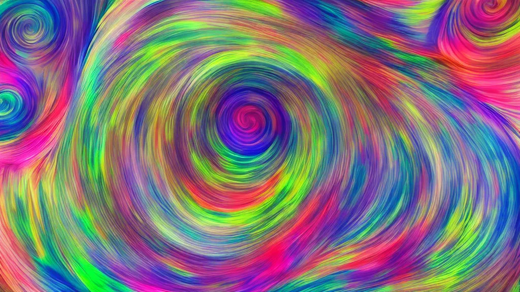 Prompt: abstract swirling organic whorls of colour