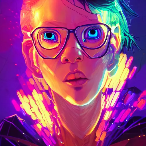 Image similar to skill magic geek inside matrix deepdream radiating a glowing aura stuff loot legends stylized digital illustration video game icon artstation lois van baarle, ilya kuvshinov, rossdraws,