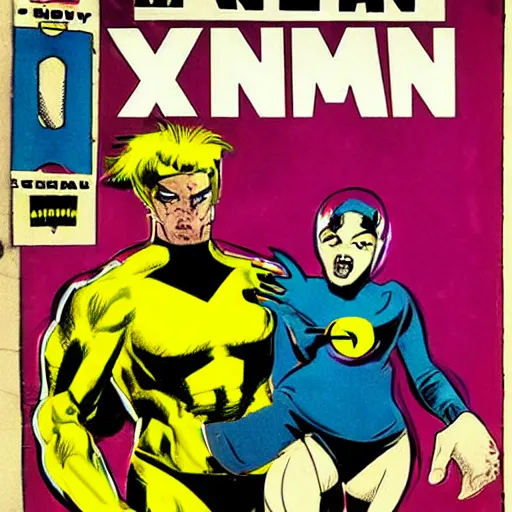 Image similar to the cover of the comic uncanny x - man # 1 9 4 styled in pop - art