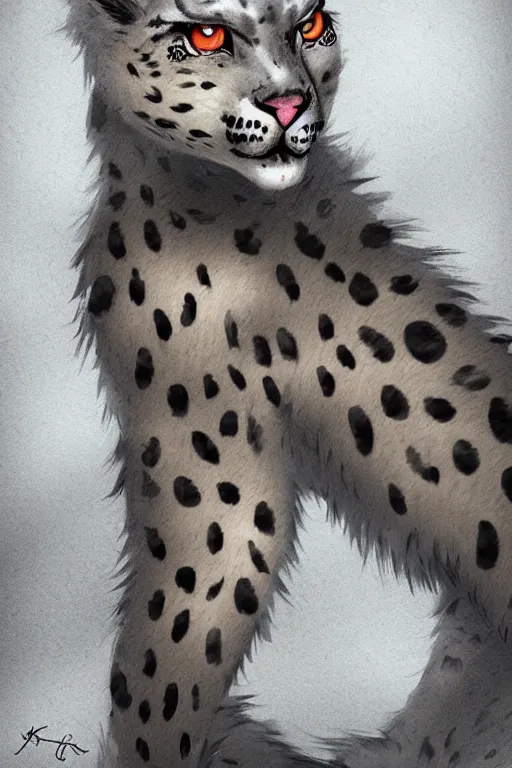 Image similar to anthropomorphic medieval snow leopard, trending on artstation, trending on furaffinity, digital art, by kawacy, anime, furry art, warm light, backlighting, cartoon, concept art