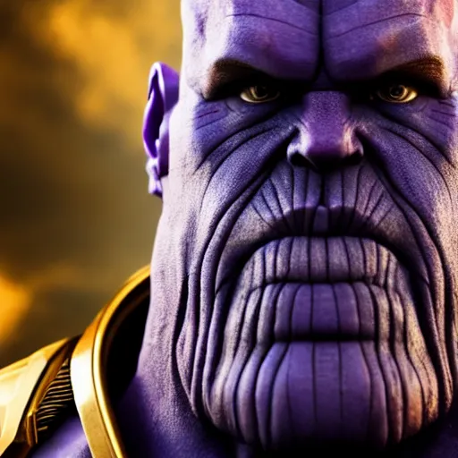 Image similar to thanos dressed as a soldier, highly detailed, high quality, hd, 4 k, 8 k, canon 3 0 0 mm, professional photographer, 4 0 mp, lifelike, top - rated, award winning, realistic, sharp, no blur, edited, corrected, trending
