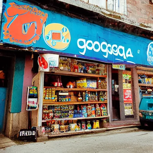 Image similar to bodega with sign saying “ bodega nugg ”