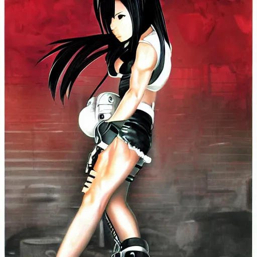 Image similar to tifa lockheart by masamune shirow