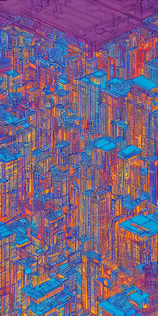 Image similar to san francisco san francisco san francisco, ultrafine detailed illustration by james jean, intricate linework, bright colors, behance contest winner, vanitas, angular, altermodern, unreal engine 5 highly rendered, global illumination, radiant light, detailed and intricate environment