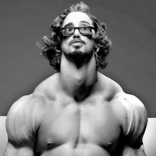 Prompt: sam hyde on steroids