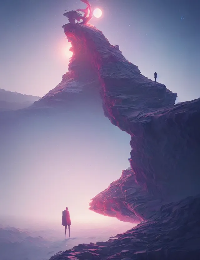 Image similar to liminal space, artwork by tooth wu and wlop and beeple and greg rutkowski