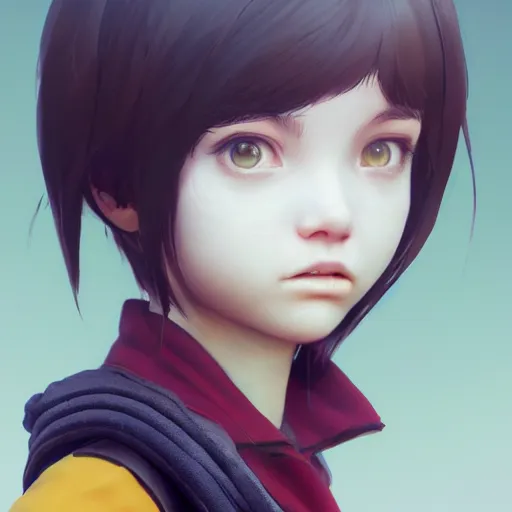 Prompt: worksafe. insanely detailed. by wlop, ilya kuvshinov, krenz cushart, greg rutkowski, pixiv. zbrush sculpt, octane, maya, houdini, vfx. close - up disney schoolgirl. cinematic dramatic atmosphere, sharp focus, volumetric lighting.