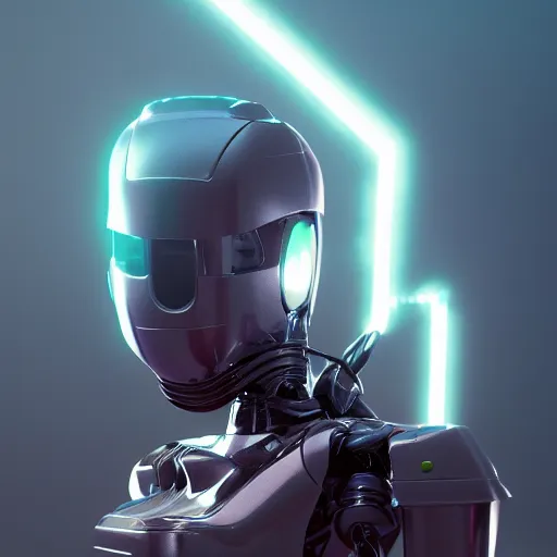 Image similar to robot, lightning around, sparkles, 3d render, octane render, trending on artstation, high details