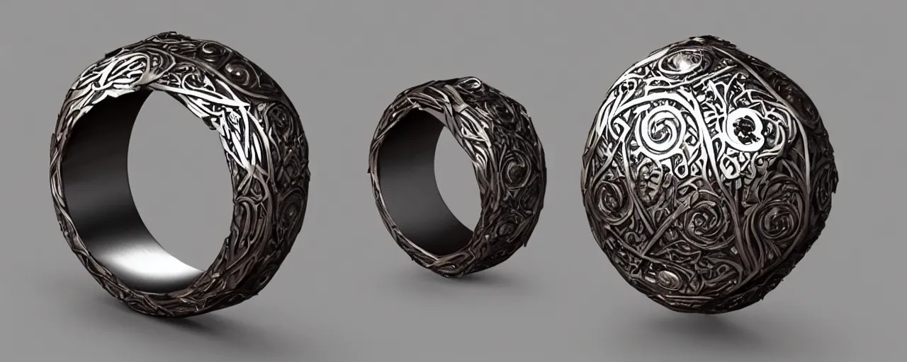 Image similar to wooden ring with a steel shield ornament, intricate, detail, ring, wood, steel, shield, tungsten, smooth shank, engravings, product design, jewelry, art by gerald brom, greg rutkowski and artgerm and james jean and zdzisław beksinski, 8 k, unreal engine, c 4 d