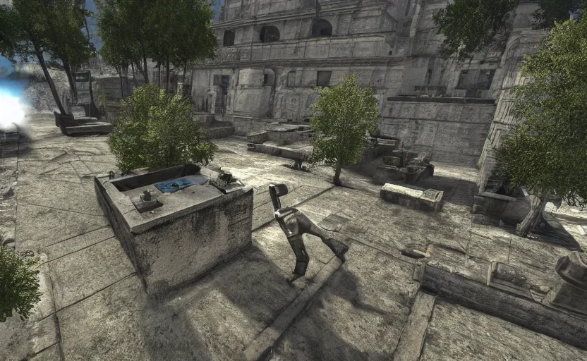 Prompt: the talos principle puzzle screenshot, high resolution