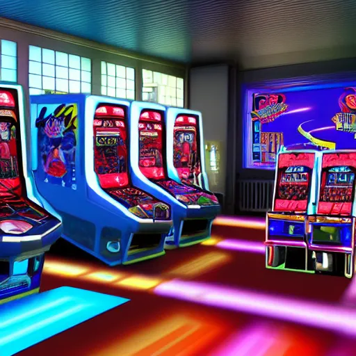 Image similar to a ddr machine with people playing it in the year 1 9 9 9 in japan, photorealistic, ultra realistic, hd, 8 k