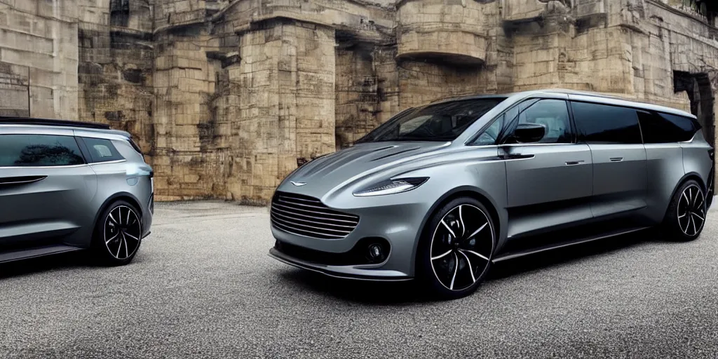 Image similar to “2022 Aston Martin minivan”