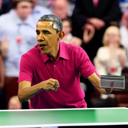 Image similar to obama playing table tennis