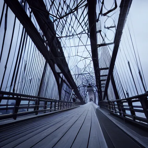 Prompt: hyperrealistic dslr film still of jeff bridges on a bridge, stunning 8 k octane comprehensive 3 d render, inspired by istvan sandorfi & greg rutkowski & unreal engine, perfect symmetry, dim volumetric cinematic lighting, extremely hyper - detailed, incredibly real lifelike attributes & texture, intricate, masterpiece, artstation, 8 k 8 5 mm f 1. 4