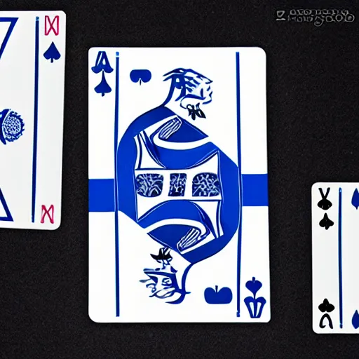 Image similar to blue eyes white dragon playing cards with exodia