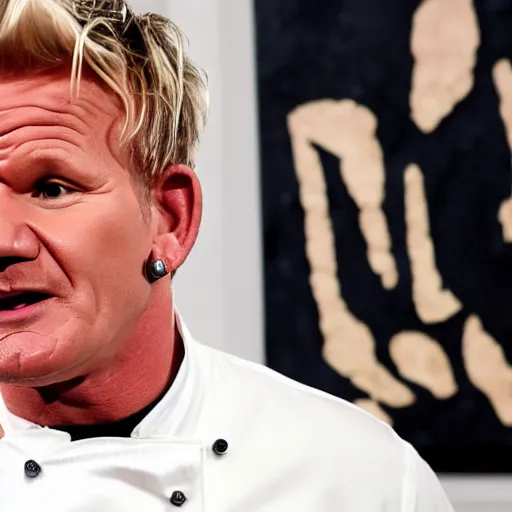 Image similar to gordon ramsay yelling and shouting at donald trump